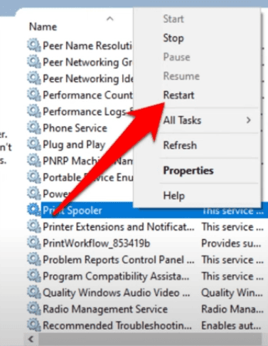 Reset Print Spooler (Windows Only)